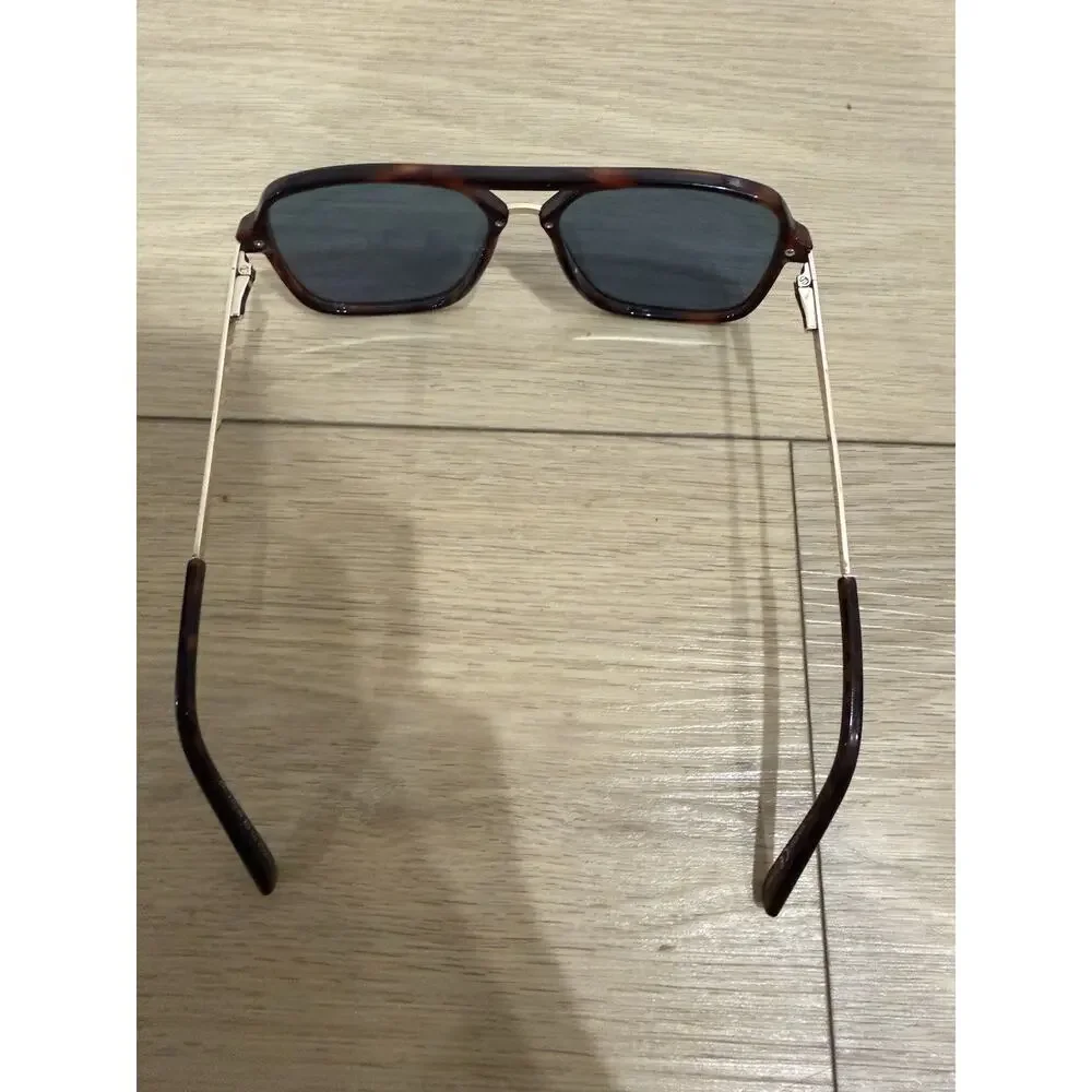 SOJOS Retro Aviator Sunglasses Tortoise Frame Brown Lens SJ2202C3